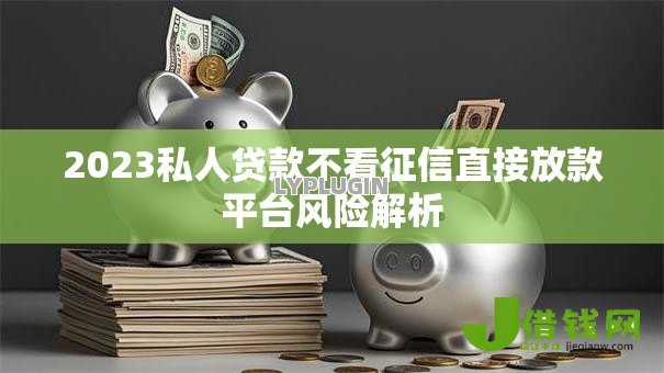 2023私人贷款不看征信直接放款平台风险解析 2023私人贷款不看征信直接放款平台风险解析
