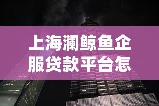 上海澜鲸鱼企服贷款平台怎么样？企业主必看的真实测评