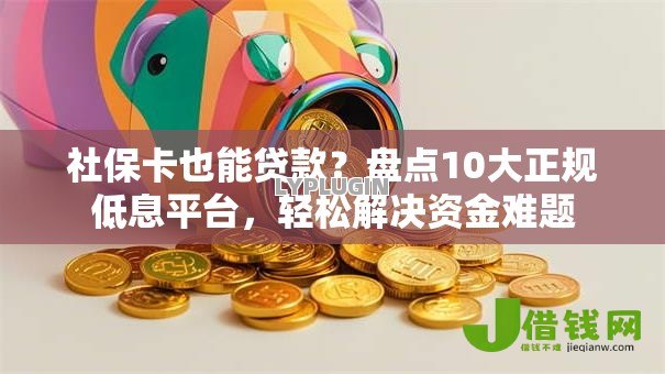 社保卡也能贷款？盘点10大正规低息平台，轻松解决资金难题