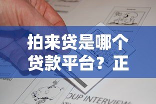 拍来贷是哪个贷款平台？正规贷款平台解析及用户真实评价