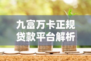 九富万卡正规贷款平台解析：资质、利率、安全性全评测