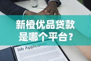 新橙优品贷款是哪个平台？全面解析平台背景与借款流程