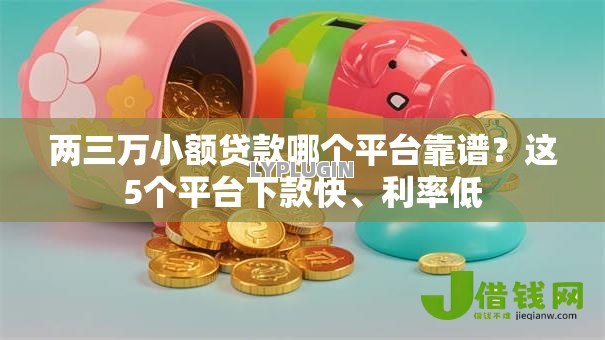 两三万小额贷款哪个平台靠谱？这5个平台下款快、利率低