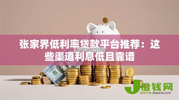张家界低利率贷款平台推荐：这些渠道利息低且靠谱