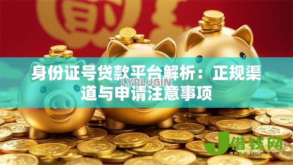 身份证号贷款平台解析:正规渠道与申请注意事项 身份证号贷款平台解析:正规渠道与申请注意事项
