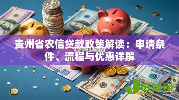 贵州省农信贷款政策解读：申请条件、流程与优惠详解