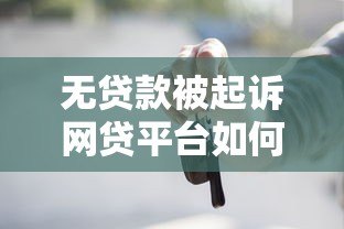 无贷款被起诉网贷平台如何维权?法律专家深度解析 无贷款被起诉网贷平台如何维权?法律专家深度解析