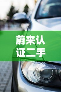 蔚来认证二手车贷款平台：省钱省心的新能源购车方案