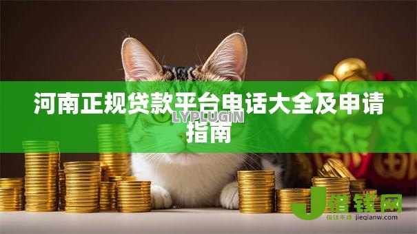 河南正规贷款平台电话大全及申请指南