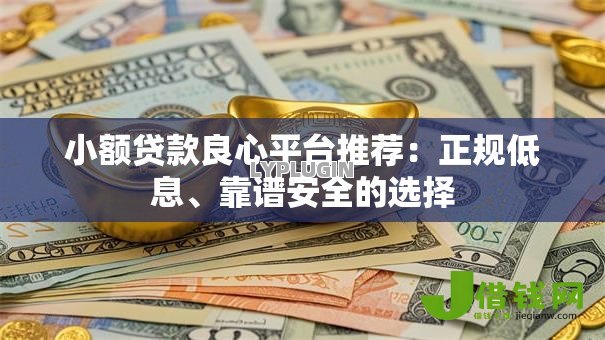 小额贷款良心平台推荐:正规低息、靠谱安全的选择 小额贷款良心平台推荐:正规低息、靠谱安全的选择