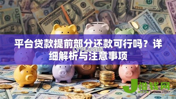 平台贷款提前部分还款可行吗?详细解析与注意事项 平台贷款提前部分还款可行吗?详细解析与注意事项