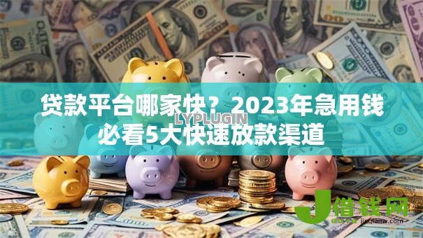 贷款平台哪家快?2023年急用钱必看5大快速放款渠道 贷款平台哪家快?2023年急用钱必看5大快速放款渠道