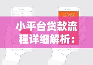 小平台贷款流程详细解析:申请到放款全步骤 小平台贷款流程详细解析:申请到放款全步骤