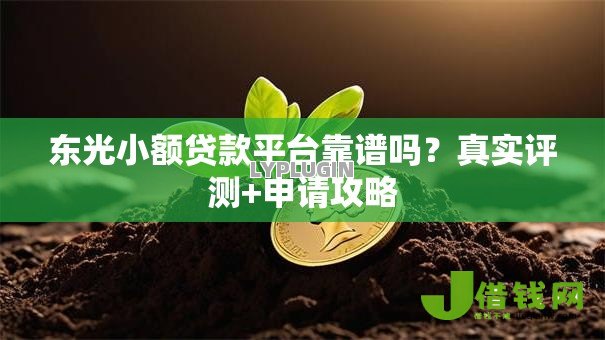 东光小额贷款平台靠谱吗？真实评测+申请攻略