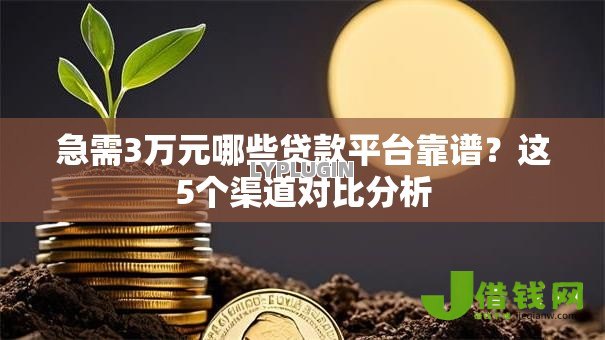 急需3万元哪些贷款平台靠谱?这5个渠道对比分析 急需3万元哪些贷款平台靠谱?这5个渠道对比分析