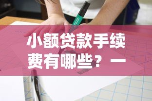 小额贷款手续费有哪些？一文看懂收费项目及避坑技巧