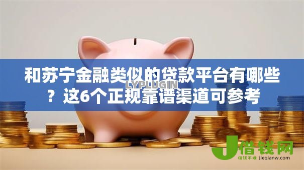 和苏宁金融类似的贷款平台有哪些？这6个正规靠谱渠道可参考