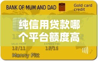 纯信用贷款哪个平台额度高?这5家轻松申请最高20万 纯信用贷款哪个平台额度高?这5家轻松申请最高20万