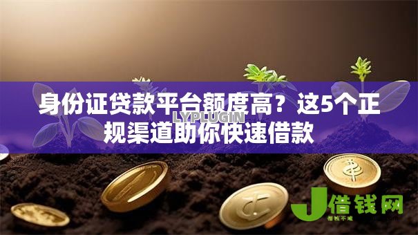 身份证贷款平台额度高?这5个正规渠道助你快速借款 身份证贷款平台额度高?这5个正规渠道助你快速借款