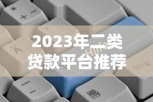 2023年二类贷款平台推荐：哪些平台申请更容易通过？