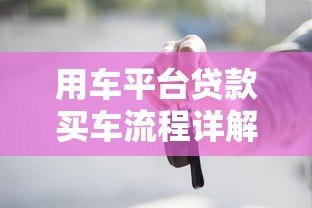 用车平台贷款买车流程详解及注意事项