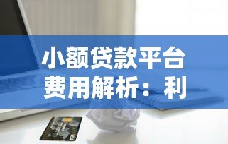 小额贷款平台费用解析：利息、手续费要多少钱？