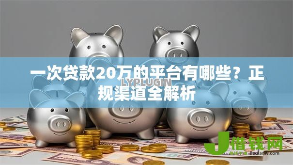 一次贷款20万的平台有哪些？正规渠道全解析