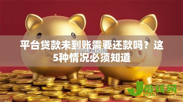 平台贷款未到账需要还款吗?这5种情况必须知道 平台贷款未到账需要还款吗?这5种情况必须知道