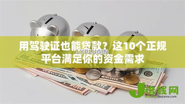 用驾驶证也能贷款？这10个正规平台满足你的资金需求