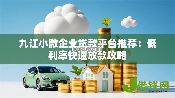 九江小微企业贷款平台推荐：低利率快速放款攻略