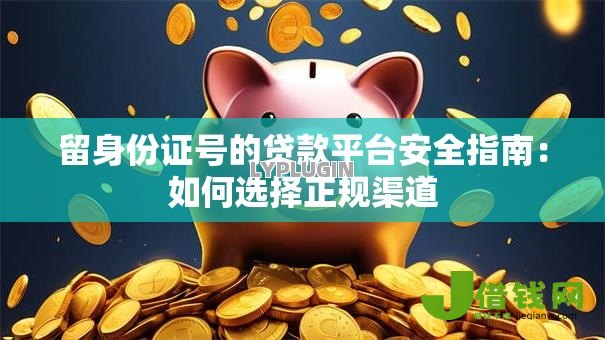 留身份证号的贷款平台安全指南：如何选择正规渠道
