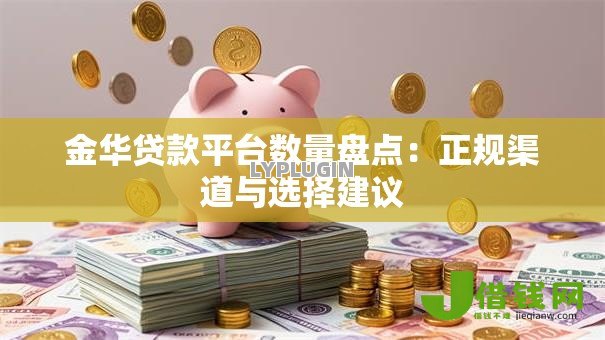 金华贷款平台数量盘点：正规渠道与选择建议