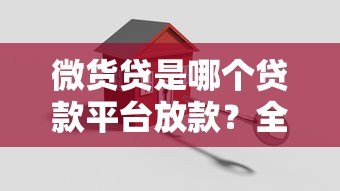 微货贷是哪个贷款平台放款？全面解析放款方及申请流程