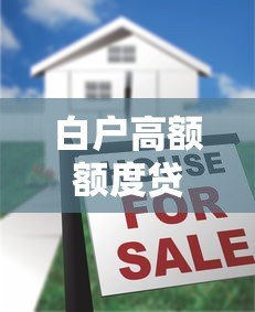 白户高额额度贷款平台推荐及申请攻略