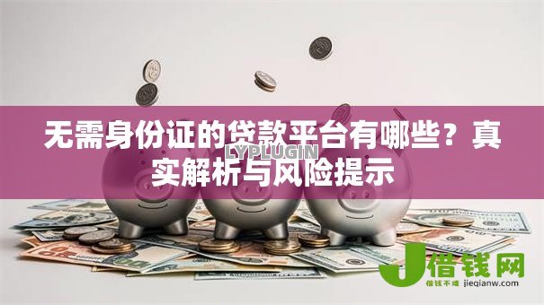 无需身份证的贷款平台有哪些？真实解析与风险提示