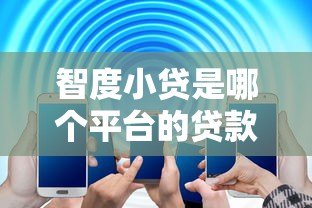 智度小贷是哪个平台的贷款？详细解析其背景与产品特点