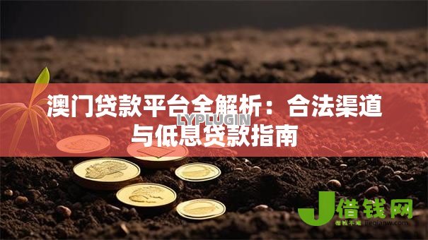 澳门贷款平台全解析：合法渠道与低息贷款指南