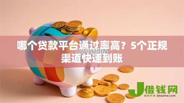 哪个贷款平台通过率高？5个正规渠道快速到账