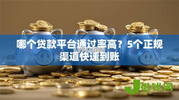 哪个贷款平台通过率高？5个正规渠道快速到账