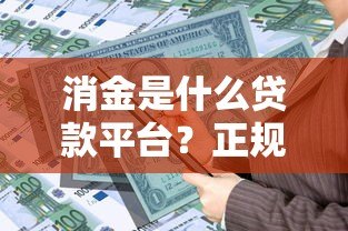 消金是什么贷款平台？正规消费金融公司解析与选择指南