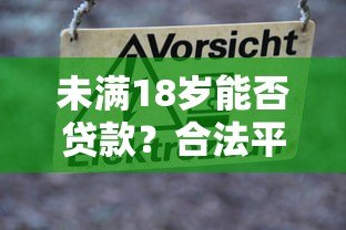 未满18岁能否贷款？合法平台解析与风险警示