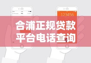 合浦正规贷款平台电话查询及申请指南 合浦正规贷款平台电话查询及申请指南