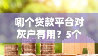 哪个贷款平台对灰户有用？5个容易通过的小额贷款推荐