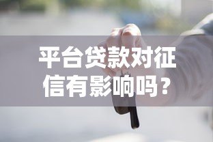 平台贷款对征信有影响吗?这些细节你必须知道 平台贷款对征信有影响吗?这些细节你必须知道
