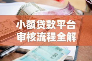 小额贷款平台审核流程全解析:从申请到放款关键步骤 小额贷款平台审核流程全解析:从申请到放款关键步骤
