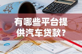 有哪些平台提供汽车贷款？10个正规渠道推荐
