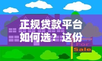 正规贷款平台如何选？这份详细指南助你避开风险