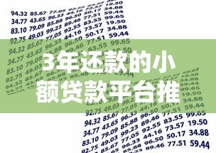 3年还款的小额贷款平台推荐:低息正规,轻松借款指南 3年还款的小额贷款平台推荐:低息正规,轻松借款指南