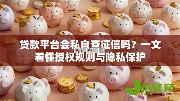 贷款平台会私自查征信吗？一文看懂授权规则与隐私保护