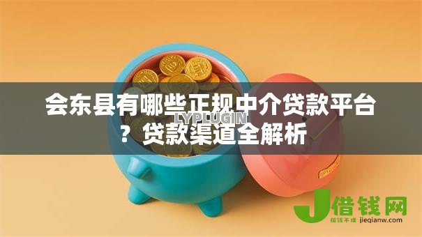 会东县有哪些正规中介贷款平台？贷款渠道全解析